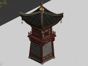 tang-street-gate building 73 Model 3D