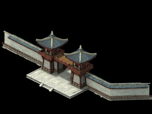 tang-street-gate building 78 3D Model