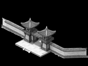 tang-street-gate building 78 3D Model