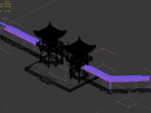 tang-street-gate building 78 3D Model