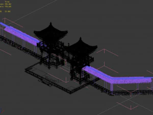 tang-street-gate building 78 3D Model