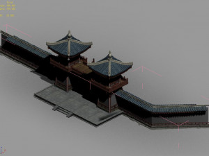 tang-street-gate building 78 3D Model