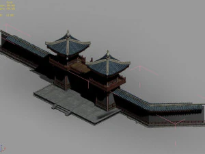 tang-street-gate building 78 3D Model