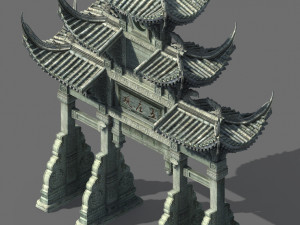 tang-street-memorial arch 06 3D Model