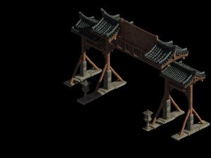 tang-street-memorial arch 07 3D Model