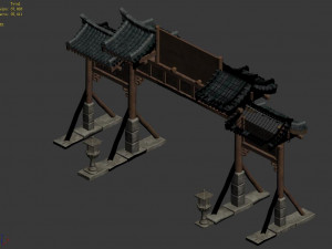 tang-street-memorial arch 07 3D Model