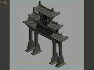 tang-street-memorial arch 08 3Dモデル