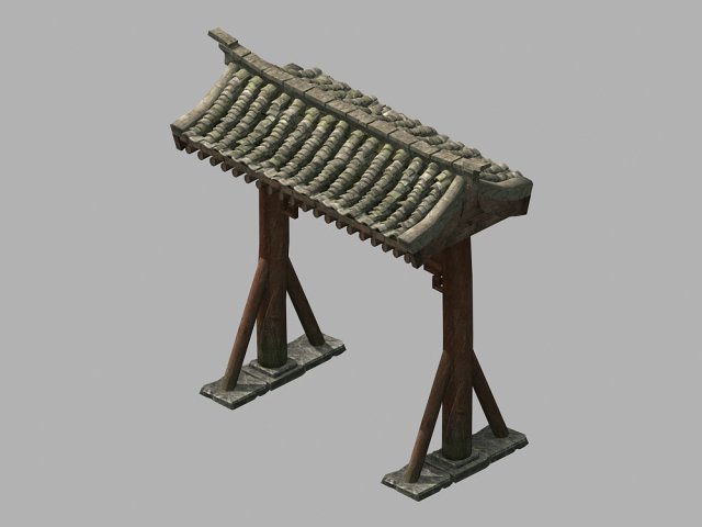 tang-street-memorial arch 60 Model 3D .c4d .max .obj .3ds .fbx .stl .blend 