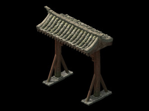 tang-street-memorial arch 60 Model 3D