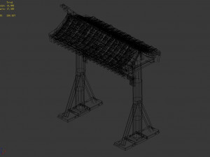 tang-street-memorial arch 60 Model 3D