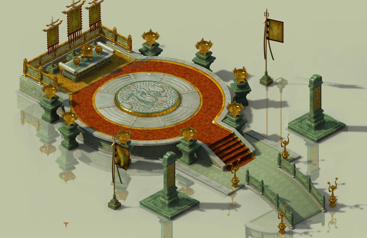 heaven-square-havoc in tiangong 05 3D Model .c4d .max .obj .3ds .fbx .stl .blend 