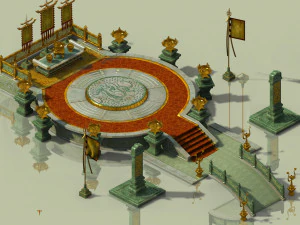 c&eacute;u-quadrado-havoc em Tiangong 05 Modelo 3D