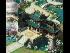 рай-пан таоюань-ворота 3D Модель