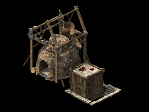 blacksmith-furnace-furnace 3D मॉडल