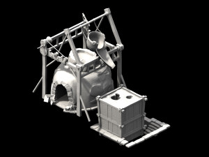 blacksmith-furnace-furnace 3D मॉडल