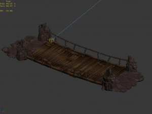 iron chain-boardwalk 03 3D Model