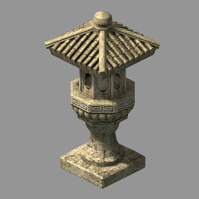 tongxinfang-palace lantern 01 3Dモデル .c4d .max .obj .3ds .fbx .stl .blend 