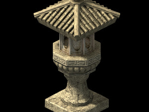 tongxinfang-palace lantern 01 3Dモデル