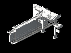 tongxinfang-archway 3D मॉडल