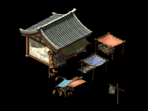 tongxinfang-shenglianfang props Modello 3D