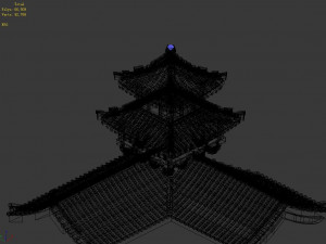 tongxinfang-sijiao pavilion Modèle 3D