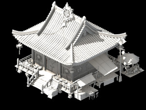 tongxinfang-concentric knot-shop 3D 模型
