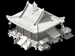 tongxinfang-concentric knot-shop 3D Model