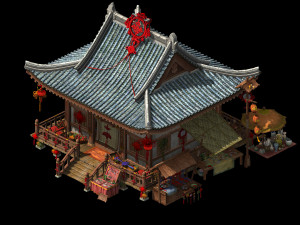 tongxinfang-concentric knot-shop 3D 模型