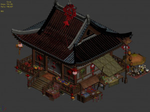 tongxinfang-concentric knot-shop 3D 模型