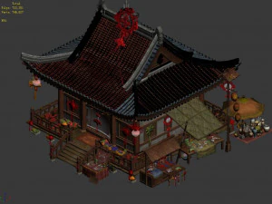 tongxinfang-concentric knot-shop 3D Model