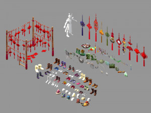tongxinfang-tongxin knot vendor 3D Model