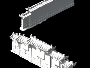 tongxinfang-shadow wall 3D Model