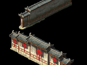 tongxinfang-shadow wall 3D Model