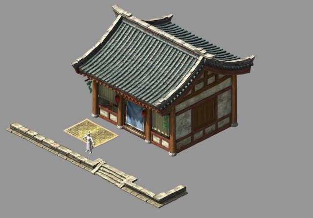 tongxinfang-zhuoyufang 3D Model .c4d .max .obj .3ds .fbx .stl .blend 