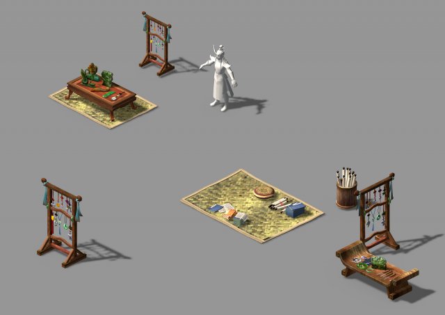 tongxinfang-zhuoyufang-tools Modelo 3D .c4d .max .obj .3ds .fbx .stl .blend 