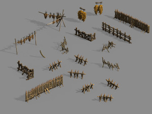 wall-corn-zama props 14 3D मॉडल
