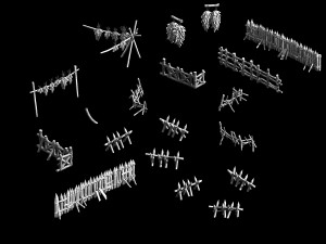 wall-corn-zama props 14 3D Model