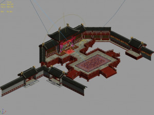 cultural plaza-yonglefang 01 Model 3D