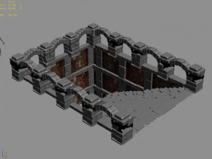 temple of woma-underground entrance 01 3D Model