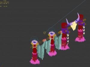 temple of woma-guardrail 01 Modello 3D
