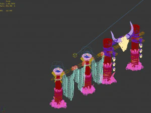 महिला-रेलवे का मंदिर 01 3D मॉडल