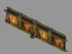temple of woma-wall 3D Model