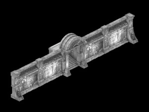temple of woma-entrance 01 3D Model