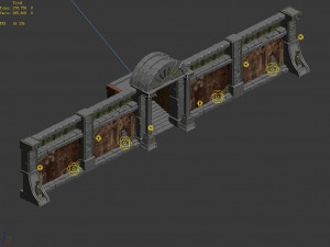 temple of woma-entrance 01 Modello 3D