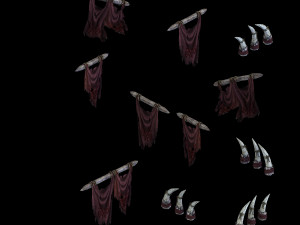 temple of woma-stone tooth-rag Model 3D