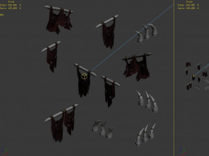 temple of woma-stone tooth-rag Model 3D