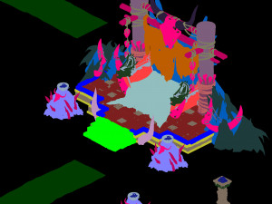 temple of voma-throne 01 3D मॉडल