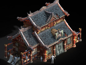 woma temple-main city-bookstore 01 Modelo 3D
