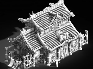 woma temple-main city-bookstore 01 Modelo 3D
