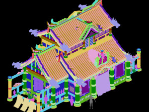 woma temple-main city-bookstore 01 Modelo 3D